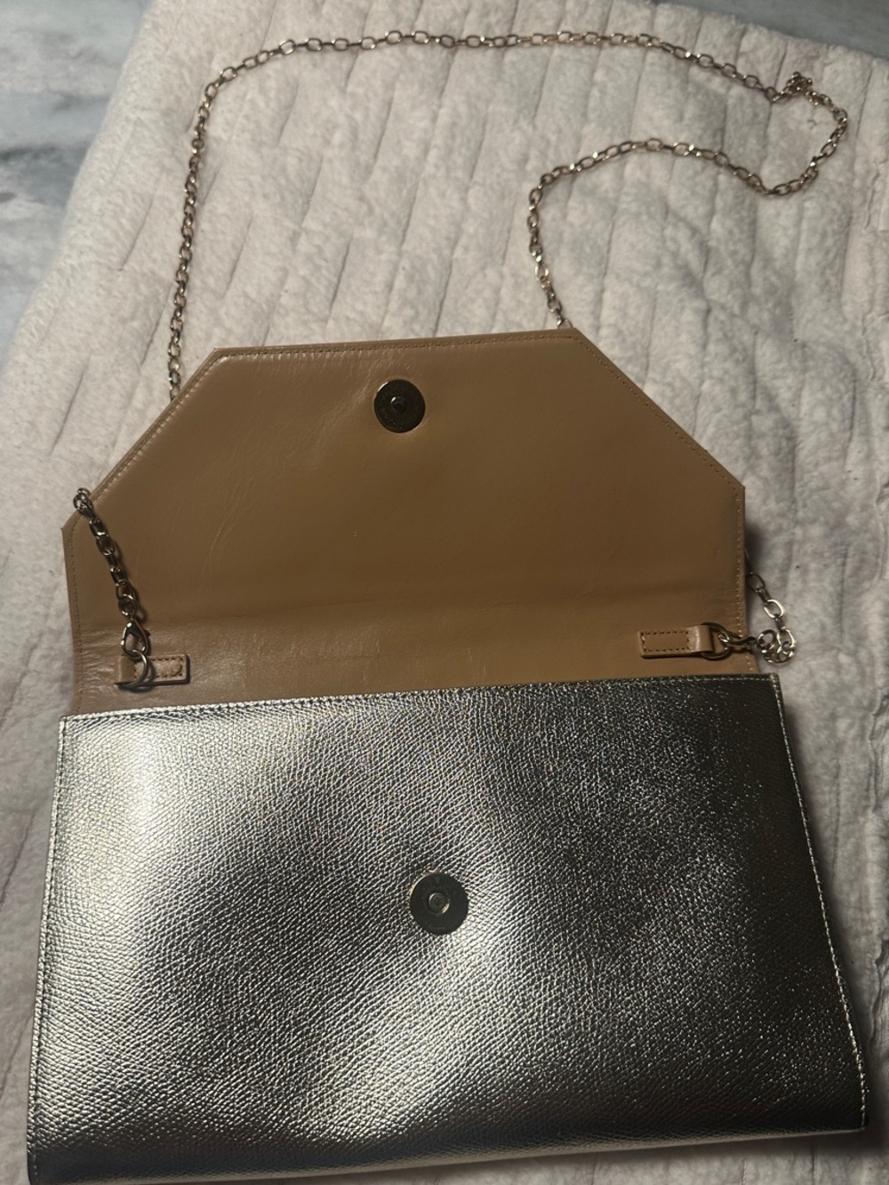 Halogen Gold Metallic Envelope Clutch - Picture 2 of 4
